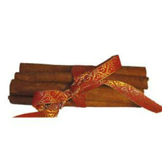 *CHRISTMAS SPICE* Scented Bundle of Cinnamon Quills, Red/Gold  200g + Essential Oil 10ml