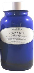 *special price last of batch* SOAK (relaxation blend) Mineral Bath Salts / Scrub - 200g For bath or footbath (2 available at this price)