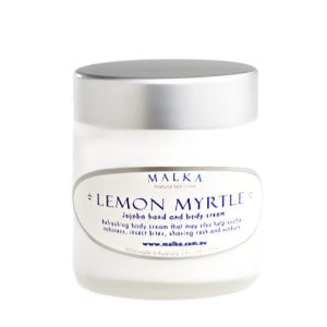 Lemon Myrtle Organic Jojoba Hand & Body Cream, freshly made to order 200ml