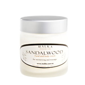 Sandalwood - Organic Jojoba Hand & Body Cream, freshly made to order 200ml