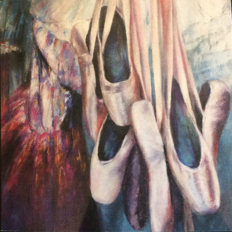 'Costume' notecard reproduction of pastel artwork by Healesville artist Janet Hayes (small)