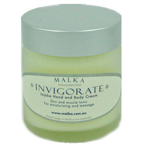 Invigorate - Organic Jojoba Hand & Body Cream freshly made to order 200ml