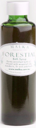 Forestial Bath Syrup 50ml (1 available) narrow green glass bottle