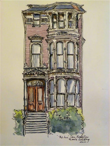 'The Inn’ San Francisco 2010 Elizabeth Moore Golding Original Artwork