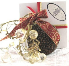 Clove Bud Christmas Spice Pomander with Oil 10ml - Gift Boxed