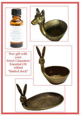FREE GIFT with Sweet Cinnamon Oil 100ml * limited stock until sold out (bunny bowl available for this promo)