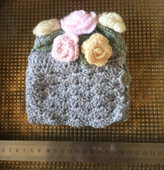 Tea cosy, hand crocheted - from the Healesville studio. One of each available