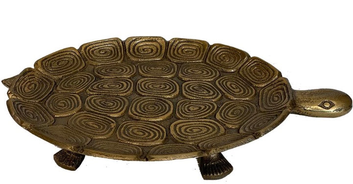 Tortoise Tray, ‘antique gold’