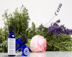 Gift Pack: Oil Burner (linen) + Malka Essential Oil Blends 10ml x 3 + Sweet Cinnamon Bundle