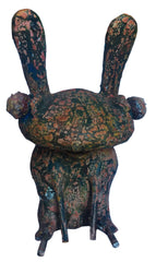 'Sitting Red Rabbit'  original sculpture by Vaidas