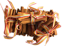 Odd lot - 7 x mini Sweet Cinnamon bundles, tropicana ribbon