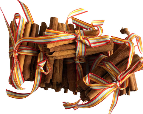 Odd lot - 7 x mini Sweet Cinnamon bundles, tropicana ribbon