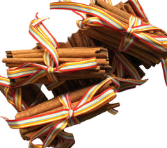 Odd lot- 8 x mini  sweet cinnamon bundles, tropicana ribbon