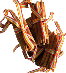 Odd lot- 8 x mini  sweet cinnamon bundles, tropicana ribbon