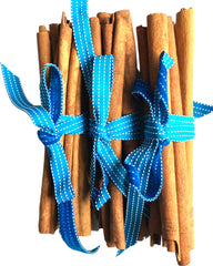 Odd lot - 5 x Sweet Cinnamon Bundles, turquoise velvet, various lengths