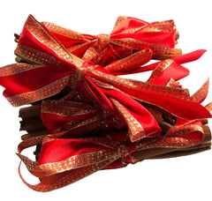 Odd lot -  5 x Sweet Cinnamon Bundles, scarlet & gold, various lengths (1 lot available)