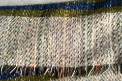 Blue & Grey Rug/Throw ("rescued wool"), limited stock 150cm x 120cm