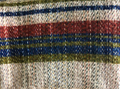 Blue & Grey Rug/Throw ("rescued wool"), limited stock 150cm x 120cm