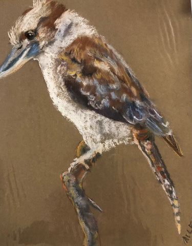 ‘Australia’s Giant Laughing Kingfisher’ Aileen Stinten original artwork