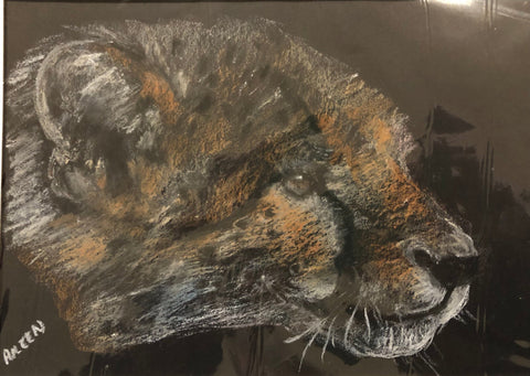 ‘Cheetah’ Aileen Stinten original artwork