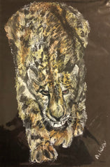 ‘Snow Leopard’ Aileen Stinten original artwork