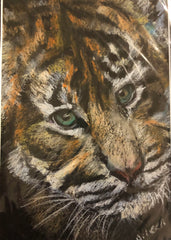 ‘Young Tiger Cub’ Aileen Stinten original artwork