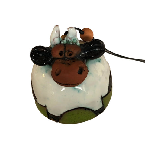 Bell - A Little Cow, ceramic, hand made