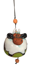 Bell - A Little Cow, ceramic, hand made