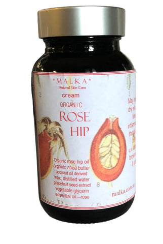 **Special Price ** Organic Rose Hip Cream - 220ml *last jar of the December batch