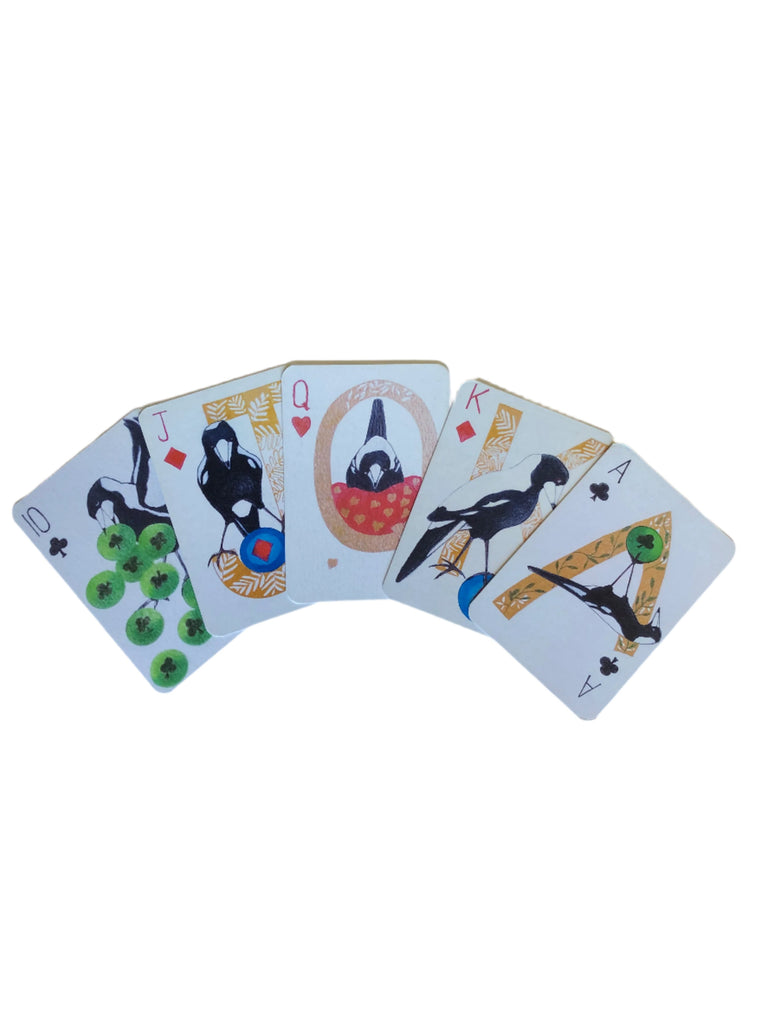 Magpie Playing Cards - Dianne Leslie (2 decks remaining) – Sweet Cinnamon