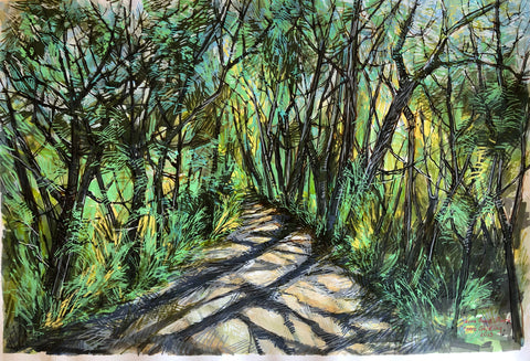 Yarra Bend Park    Elizabeth Moore Golding original artwork