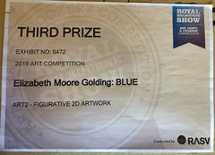 Blue   Elizabeth Moore Golding original artwork