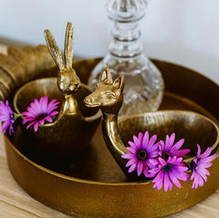 Bunny Bowl with Sweet Cinnamon Teeny Bundles & Oil