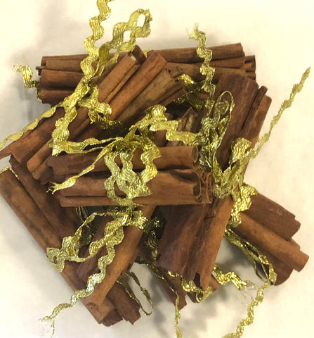 Pack of 8 teeny cinnamon bundles - unscented. (1 pack available)