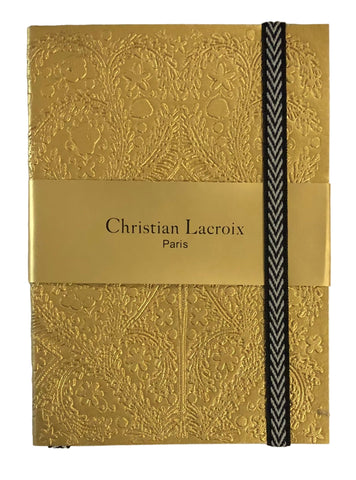 Notebook Gold embossed cover (Lacroix) A6