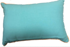 New cushions:  poppies & sage