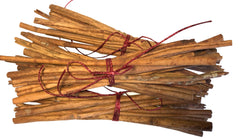 *Odd Bunch* Skinny Sweet Cinnamon Quills, metallic red ribbon, pack of 4 x bundles (each approx 80g 20cm)