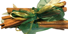 Sweet Cinnamon Quills Bundle 100g 20cm (Metallic gold & green organza)