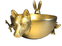 Fox & Rabbit Bowl with Chunky Pot Pourri (1 available)