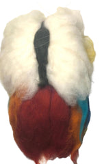 Fairy, hand made, wool felt (rainbow)