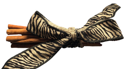 Zebra fabric - Odd lot - 3 Sweet Cinnamon bundles, various lengths 2 x extra long 45cm, 1 x 28cm approx 350g each(1 lot available)