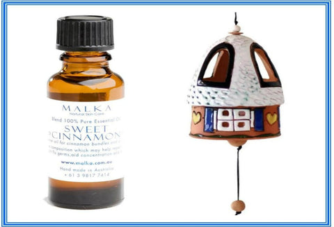 Sweet Cinnamon 100% Pure Essential Oil Blend 100ml & FREE GIFT - Bell (2 available)