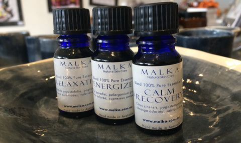 Malka Essential Oil Blends trio promo