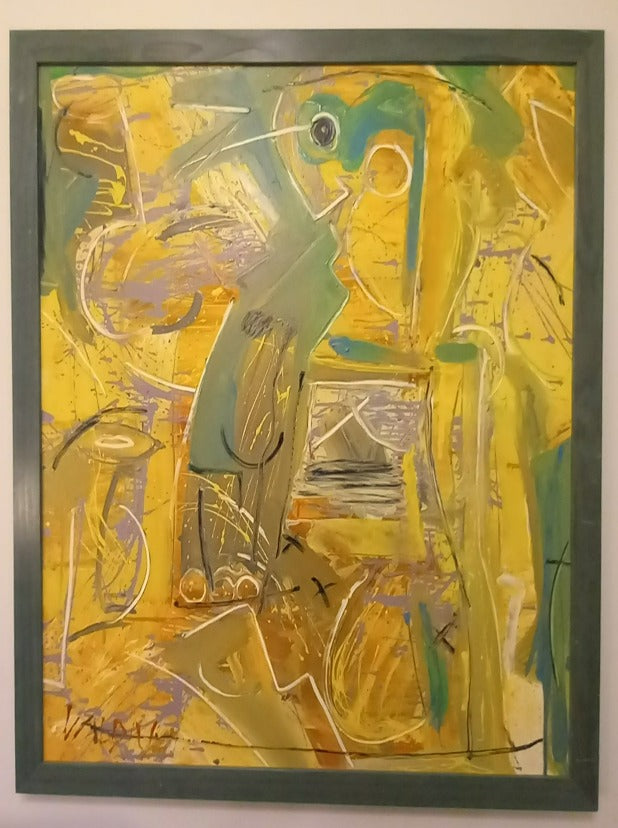 Vaidas Zvirblis original artwork - Yellow Dream (1998)