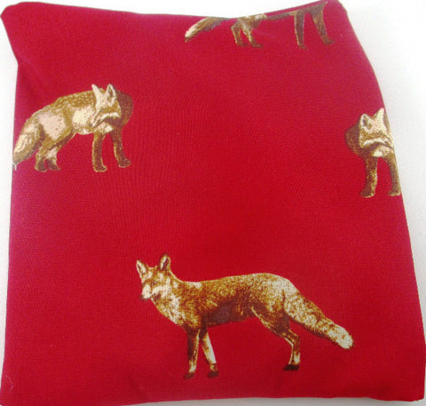 Lavender Sleep Pillow - Fox on Red (3 available)