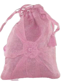 Sweet Cinnamon Scented Sachet, pink cotton